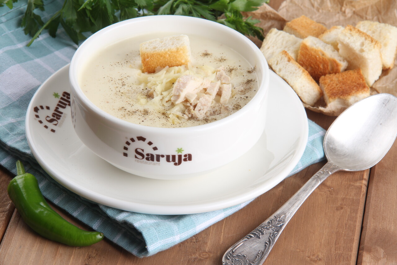 شوربة كريمة الدجاج